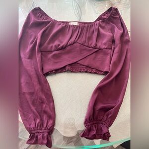 Altar’d State cropped long sleeve shirt